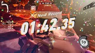 Kirby Air Riders - Magma Flows in 1'42