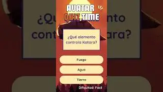 Quiz de Avatar | Nivel: F&aacute;cil #atla #avatar #avatarthelastairbender #quiz #netflix