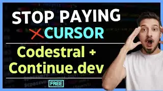 Codestral V2 (Free API) + Continue.Dev : This FREE & LOCAL AI Coder is INSANE! (Beats Cursor)