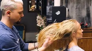 ASMR Female Massage | Emotional ASMR Experience In Male's Barber Shop