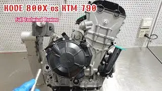 Разборка двигателя Kove 800X: лучше, чем у KTM 790? (Полный внутренний обзор)