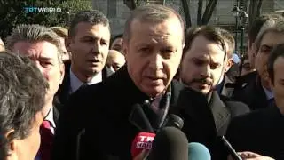 Istanbul Attack: Turkey's President Erdogan visits scene of bombing