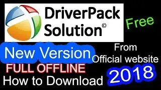 How to download driver pack salution new full version 2018 dps