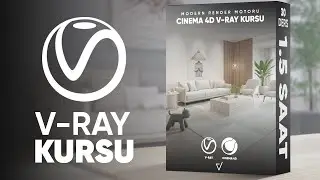 Cinema 4D i&ccedil;in Yeni Nesil V-Ray'de Işıklar │ Vray Render Dersleri