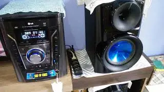 LG MCD605 560 RMS batendo forte 💪 meu novo brinquedo, o akx 520 s&oacute; tem batida agudo que &eacute; bom nada