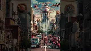 Atompunk Universe Imagined: AI&rsquo;s Retro Futuristic Adventure