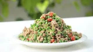 Quick stir-fried minced pork with green beans | Tasty home cooking