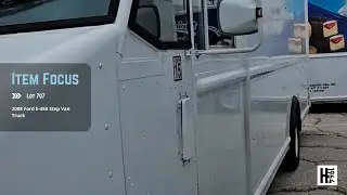 Fleet Liquidation Auction! Featuring Lot 707-  2008 Ford E-450 Step Van Truck.