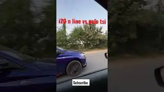 i20 N line vs polo tsi race 🏁 🏎