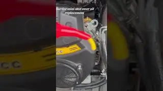 How to change oil on a Bartler Mini skid steer loader, Chinese skid steer loader oil change
