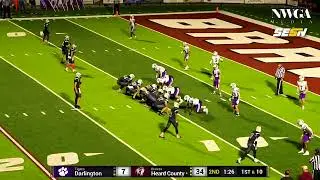Heard County High vs. Darlington School Highlights | 10-10-25