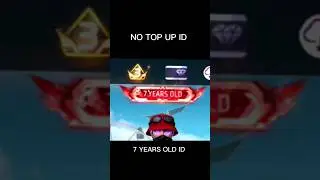 Old id ?? no top up id now complete years ?? ❣️&nbsp;#freefire&nbsp;#shorts
