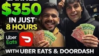 Earned 350$ in just 8 hours | uber earning in canada | how much i earned in uber delivery | uber