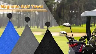 Magnetic Golf Towel - Golf Accessories for Men - Golf Gifts for Men
