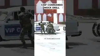 CISF Commando🔥⚔️Mock Drill #shorts