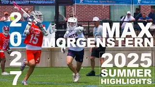 Max Morgenstern | '27 Attack/Mid | 2025 Summer Lacrosse Highlights