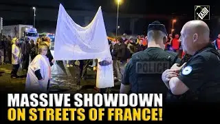 Protesters attempt to block roads across France, Heavy security deployed in Paris
