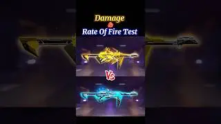 Royal Flush MP40 vs Flashing Spade MP40 🔥🥶 Damage & Rate Of Fire Test 🥵 #freefire #shorts