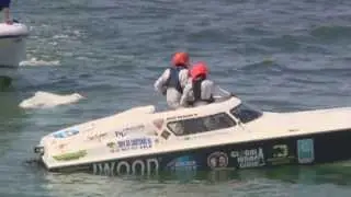 Phantom 9 Crash Sarasota Super Boat Grand Prix