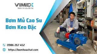 Bơm mủ cao su, bơm keo đặc vì sao nên chọn bơm bánh răng khớp trong?