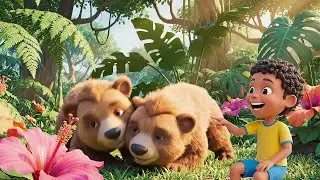 Five Little Lions Roar Roar Roar 🦁 | Kids Songs & Nursery Rhymes