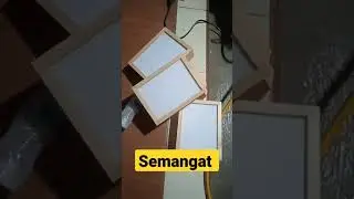 lampu Neon Box Mini Akrilik