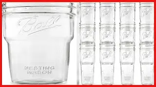 Ball Nesting Mason Jar Set, Wide Mouth, Pint, 12-Pack