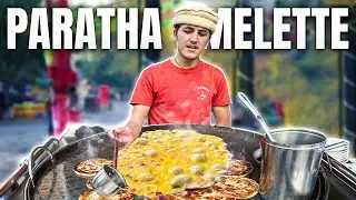 He Makes Paratha Omelette Like a Machine — Street Food Mastery!
