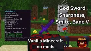 The MOST Overpowered Sword Ever! Sharpness + Smite + Bane on ONE Weapon