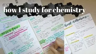 How I study for CHEMISTRY \\ IB SL Chemistry