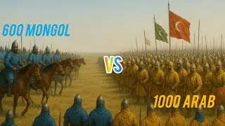 600 horse archer mongol vs 1000 arab / beautiful rain of arrows👌 \ mount and blade 2