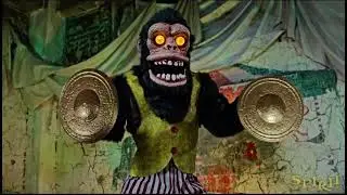 👻 NEW FOR 2022 Spirit Halloween Monty the Monkey Life Size Animatronic Prop 🎃