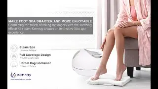 How to use steam foot spa massager machine?