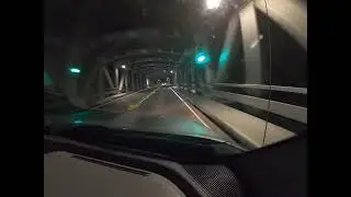 ASMR,  highway Morning drive.  Truck driving in the dark.