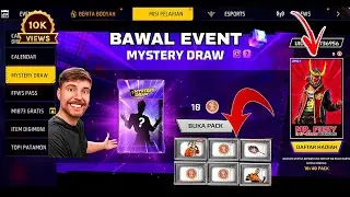 Ff Indonesia 🇮🇩 server New mystery draw event complete kaise kare, Next Evo gun in free fire max