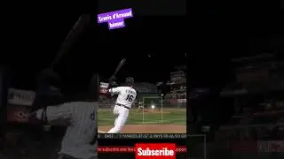 Travis d'Arnoud big homerun vs Giants #live #shorts #mlb
