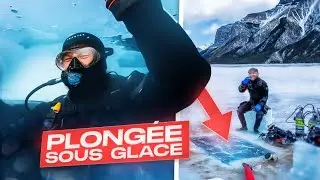 Je plonge SOUS LA GLACE sans exp&eacute;rience 🥶🧊