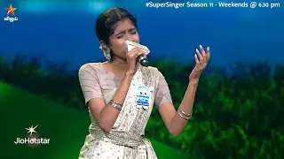Glimpse of Machaanai Paatheengala Song by #AnnBenson 😍❤️&zwj;🔥| Super Singer Season 11 | Episode Promo
