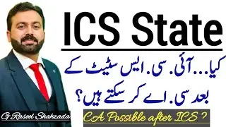 Kya ICS State k bad CA kr Sckty hain ? | Jobs & Fields after ICS | Top fields after ICS State
