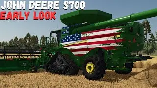 EARLY LOOK JOHN DEERE S700 SERIES BY CUSTOM MODDING | Farming Simulator 25