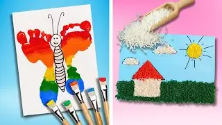 TRY THESE ART TECHNIQUES WITH YOUR KIDS 😍 Easy Painting Ideas for Little Artists 🎨✨
