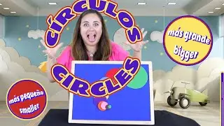 C&iacute;rculos - Learn Colors in Spanish (Verde, Rojo, Azul) & Size (M&aacute;s Grande, M&aacute;s Peque&ntilde;o) with Circles