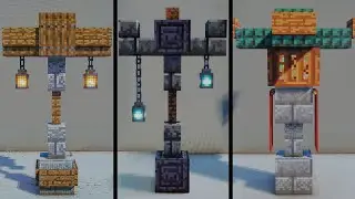 3 Lamp Post Designs for Street | Tutorial 🏠