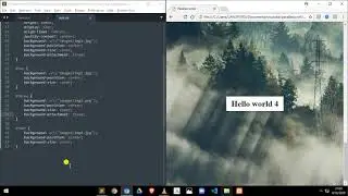 Parallax scrolling HTML CSS
