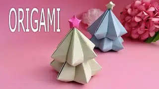 ORIGAMI 🌲Kağıttan Çam Ağacı Yapımı 👉592