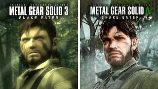 Metal Gear Solid Delta: Snake Eater vs Original - Side-By-Side Comparison