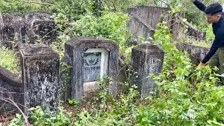 The grave was in the acacia forest; the thorny bushes pierced my skin while I was working.