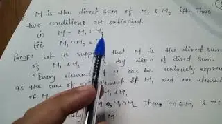 Theorem related to Modules (Abstract Algebra) MSc BSc math