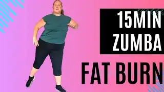 15 Min Zumba Dance Cardio Workout for Weight Loss | Plus Size exercise - Lose Belly Fat at Home Fast