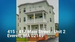 Boston Real Estate || 417 Main Street Everett MA || Property Tour